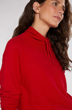 Red Fine Rib Jumper