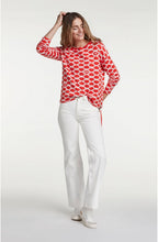 Red & Grey Kiss Design Jumper