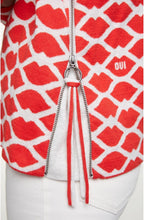 Red & Grey Kiss Design Jumper