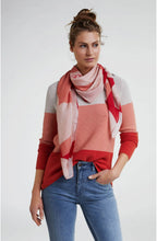 Red Heart Print Scarf