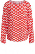 Red Kiss Design Blouse