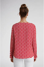 Red Kiss Design Blouse
