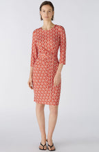 Red Love Heart Draped Waist Dress