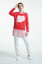 Red & Pink Heart Sweater