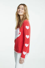 Red & Pink Heart Sweater