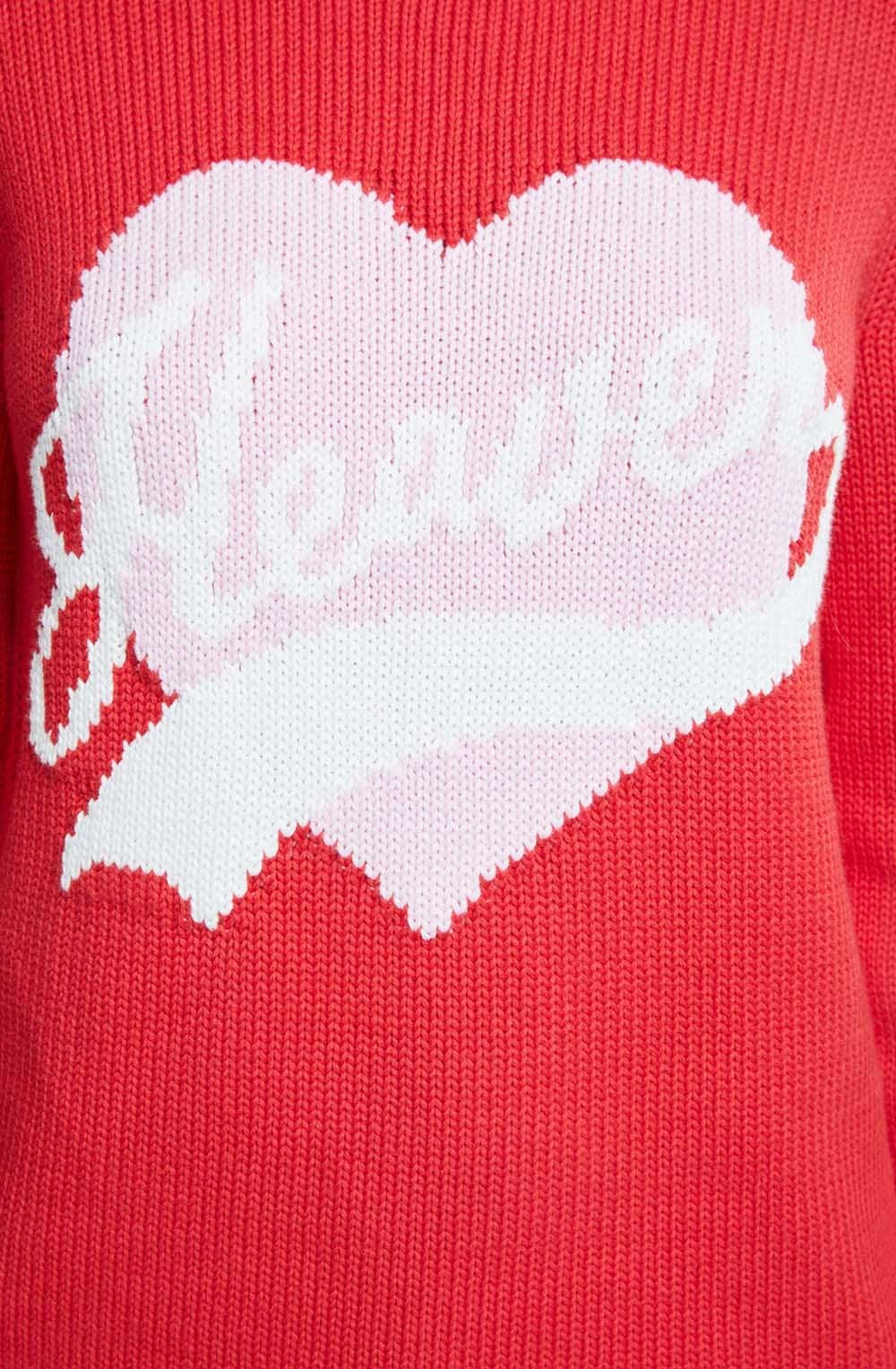 Red & Pink Heart Sweater