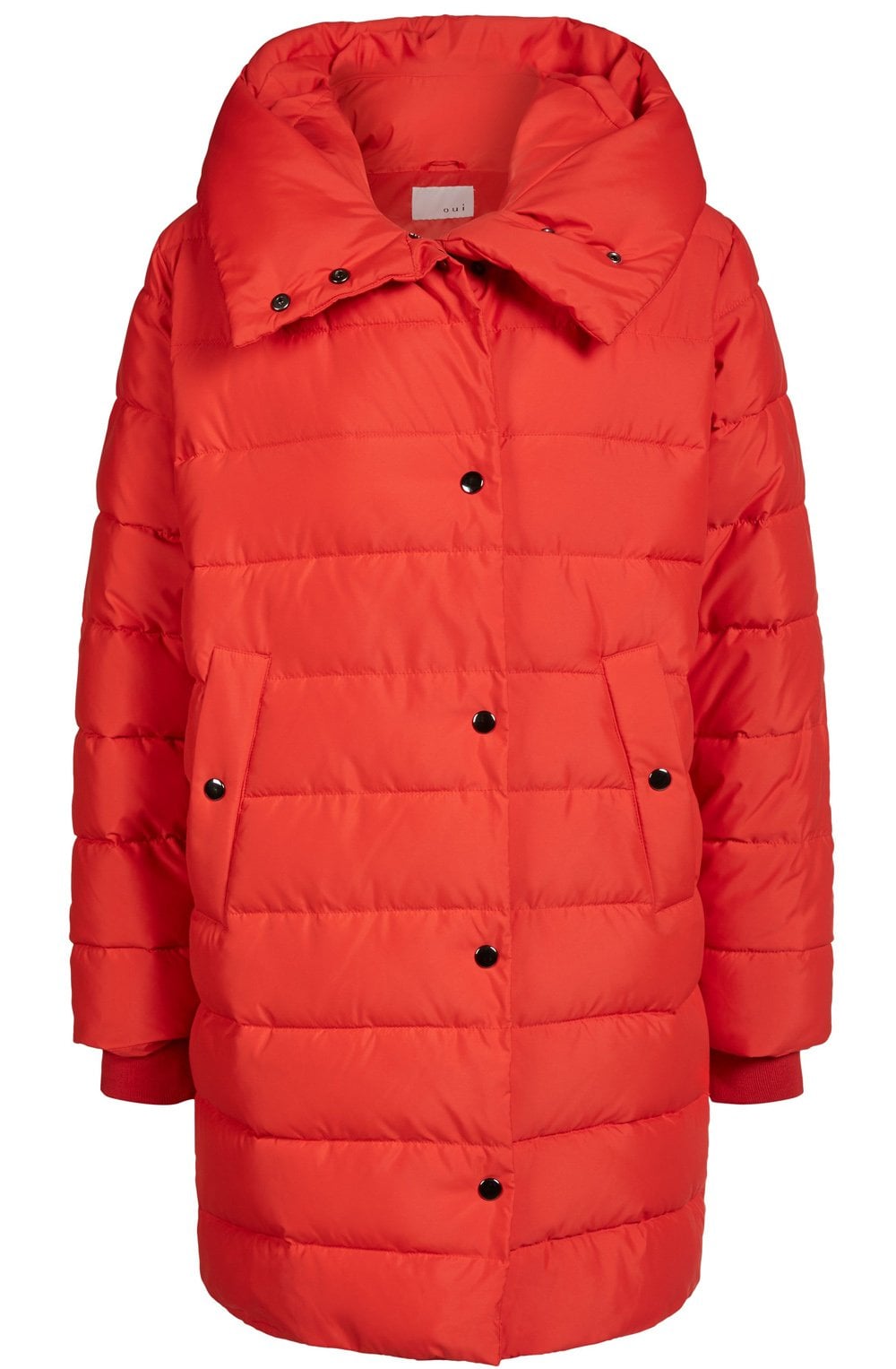 Red Quilted Coat
