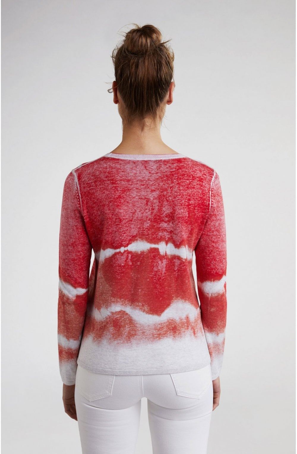 Red Rhinestone Detailed Jumper
