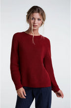 Red Ribbed Knit Jumper