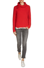Red Roll Neck Sweater