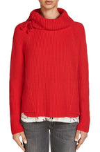 Red Roll Neck Sweater