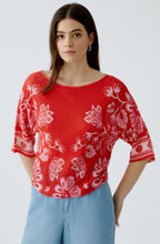 Red Rose Linen Mix Pullover