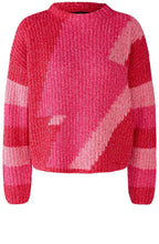 Red Rose Patterned Knit Jumper
