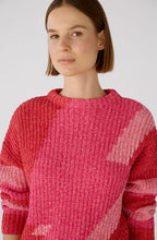 Red Rose Patterned Knit Jumper