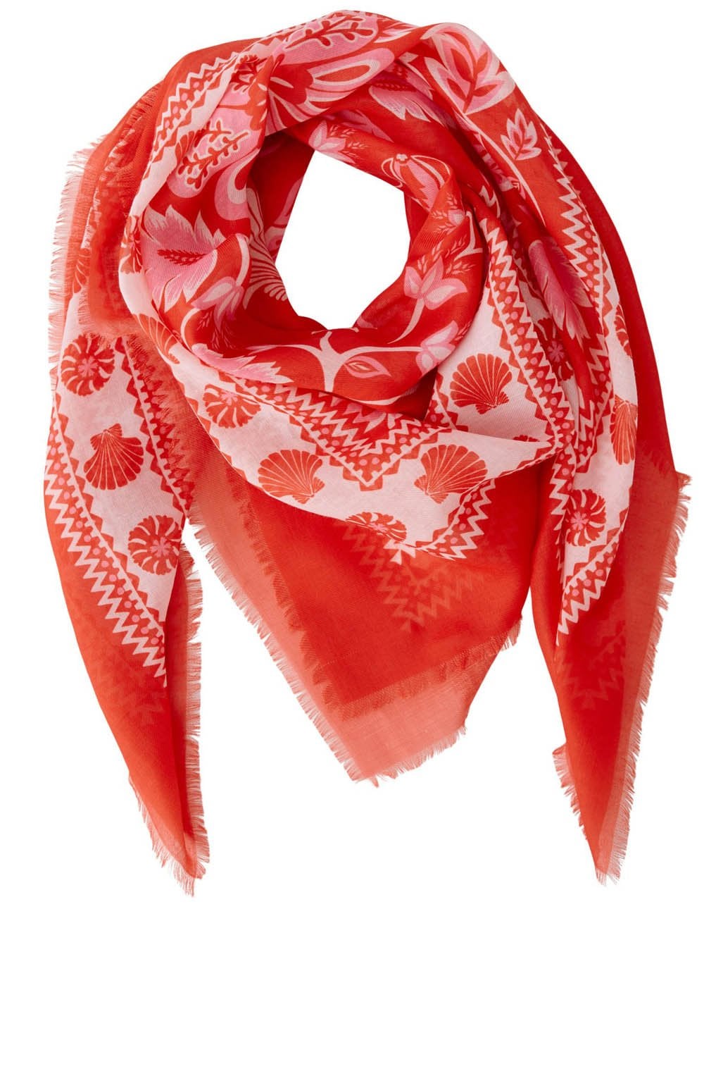Red Rose Sea La Vie Lightweight Scarf