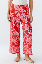 Red Rose Silk Jersey Culottes