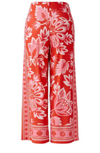 Red Rose Silk Jersey Culottes