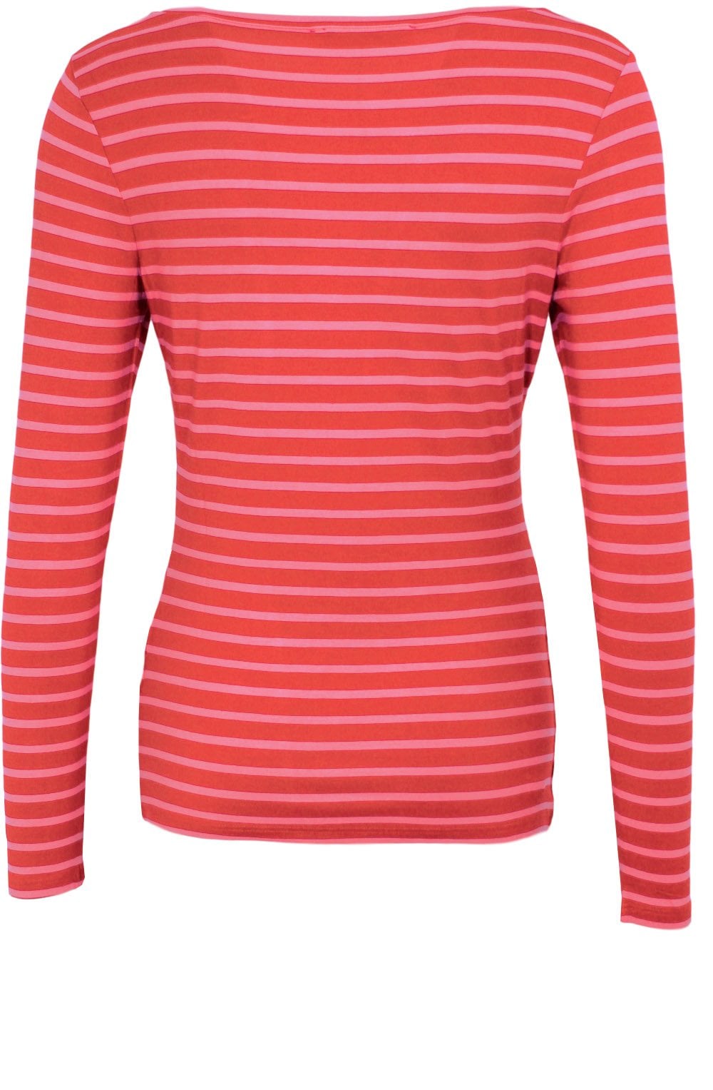 Red Rose Striped Jersey Top
