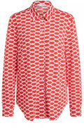 Red & White Kiss Design Shirt