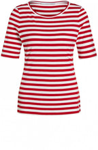 Red & White Stripe Top