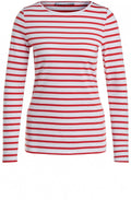Red & White Striped Top