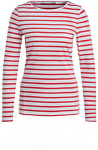 Red & White Striped Top