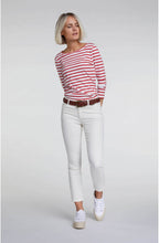 Red & White Striped Top