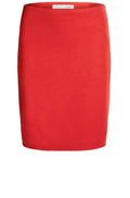 Red Wool Skirt