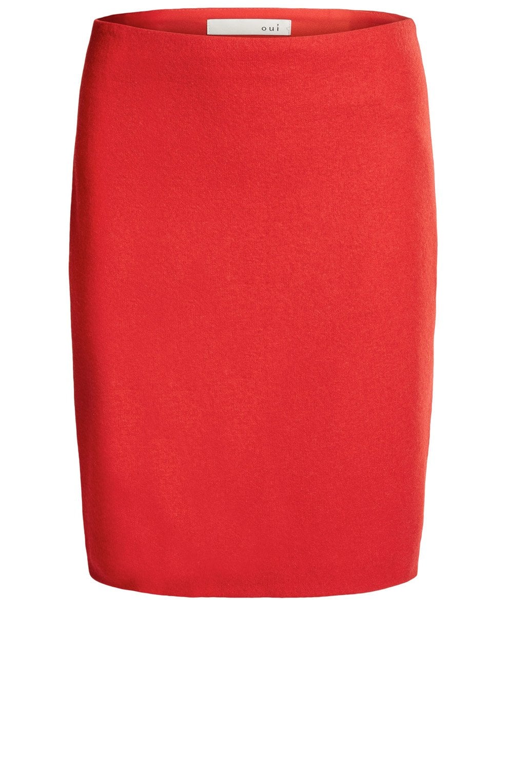 Red Wool Skirt