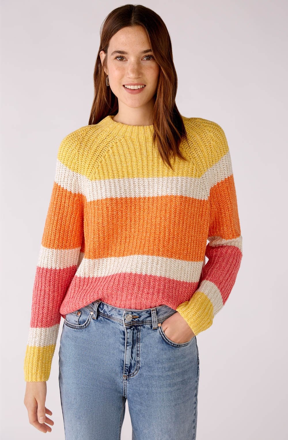 Red Yellow Striped Jumper