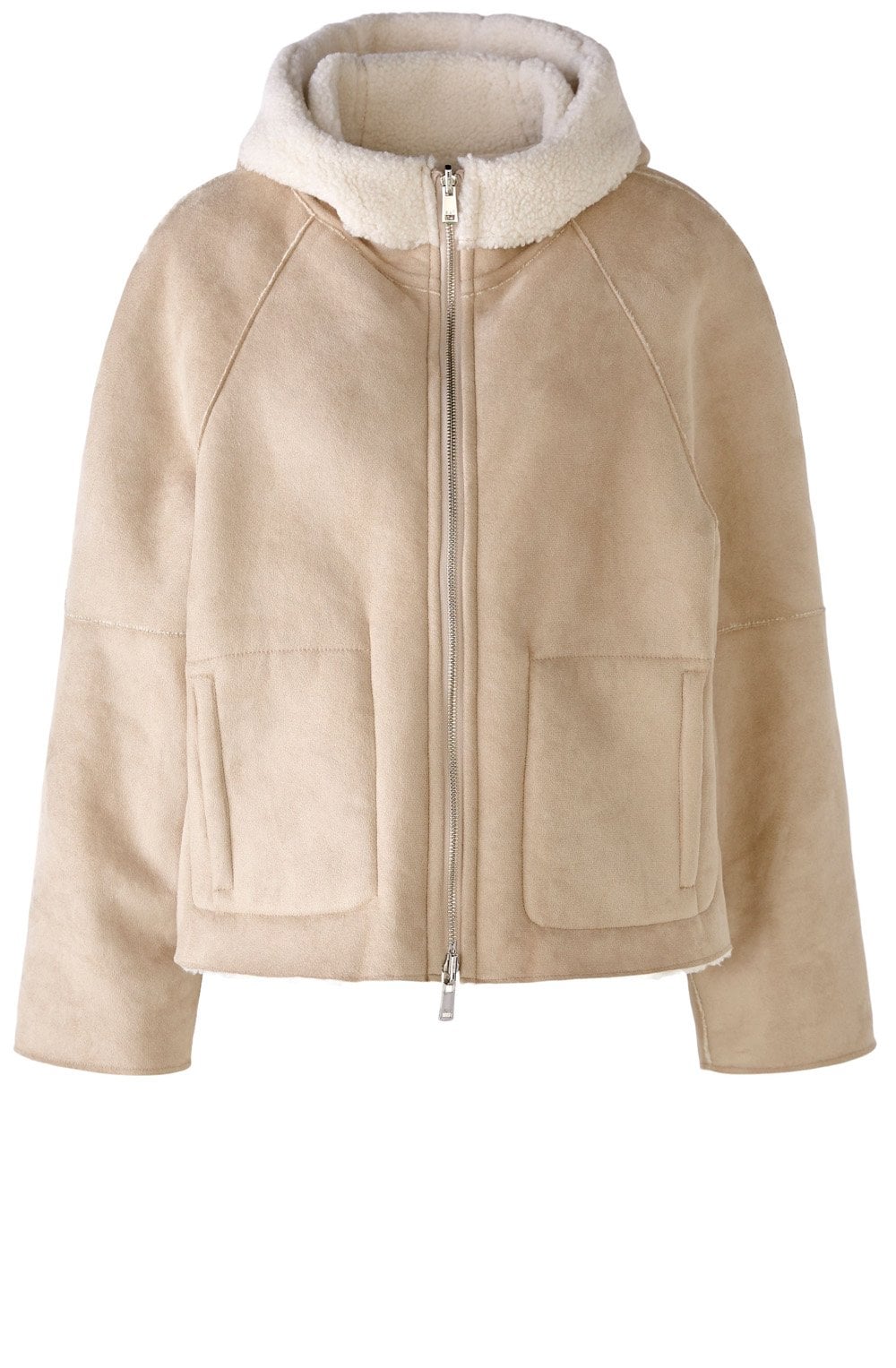 Reversible in Off White Light Stone Jacket