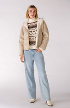 Reversible in Off White Light Stone Jacket
