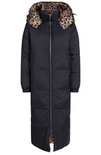 Reversible Black Animal Coat
