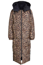 Reversible Black Animal Coat