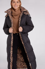 Reversible Black Animal Coat