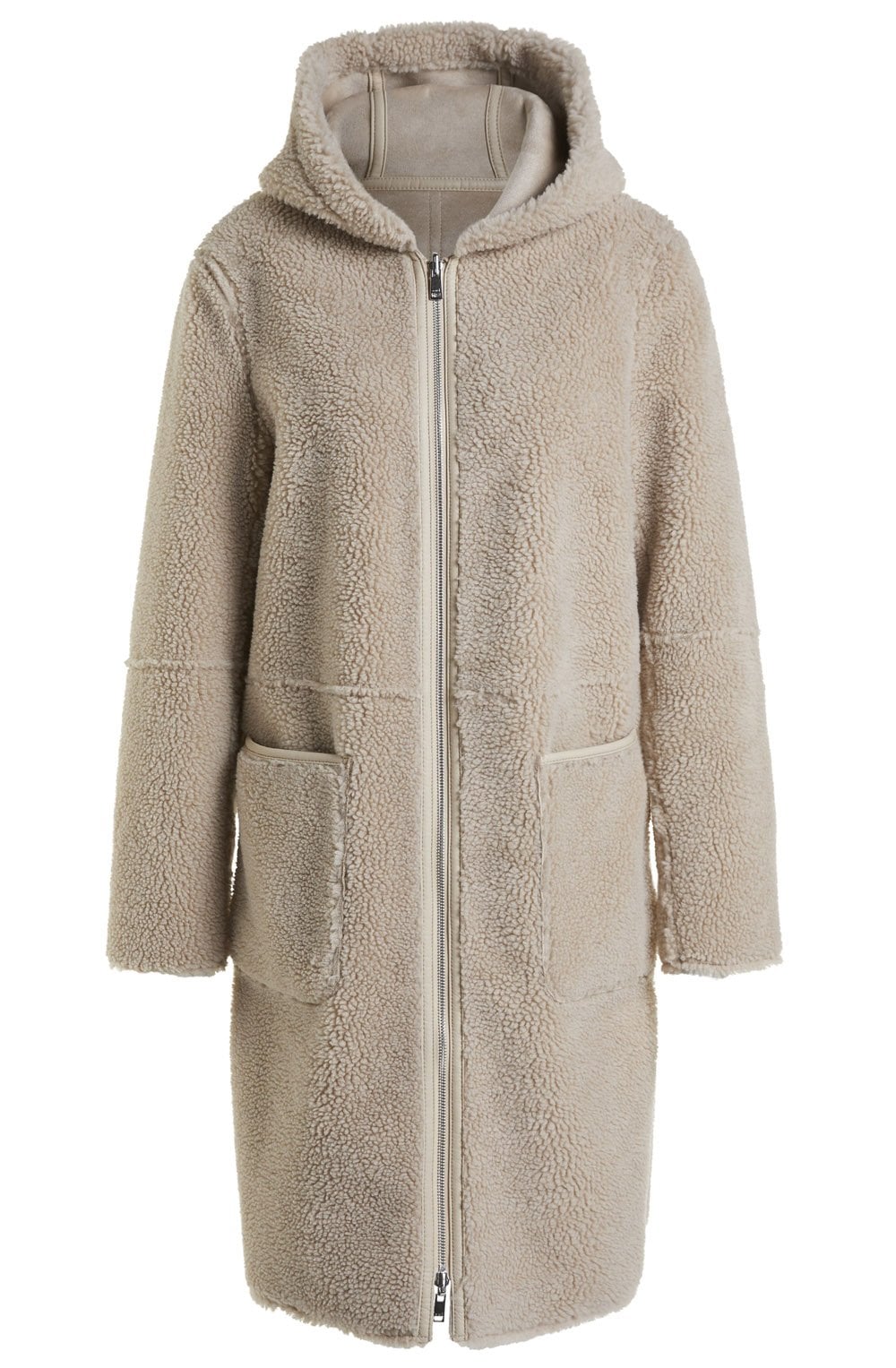 Reversible Sheep Skin Style Coat