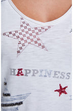 Rhinestone Star Detailed Top