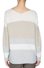 Ribbed Knit Striped Sweater