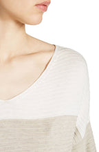 Ribbed Knit Striped Sweater