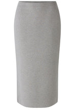 River Stone Grey Knitted Midi Skirt