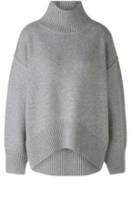 River Stone High neck Oversized Jumper