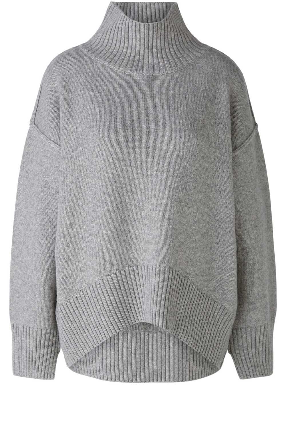 River Stone High neck Oversized Jumper