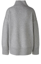 River Stone High neck Oversized Jumper