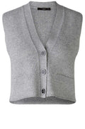 River Stone Wool Blend Knitted Waistcoat