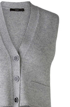River Stone Wool Blend Knitted Waistcoat
