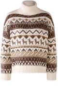 Roll Neck Jacquard Jumper