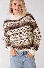 Roll Neck Jacquard Jumper