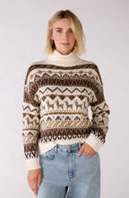 Roll Neck Jacquard Jumper
