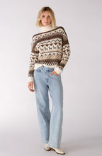 Roll Neck Jacquard Jumper
