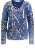 Rope Design Knit Jumper
